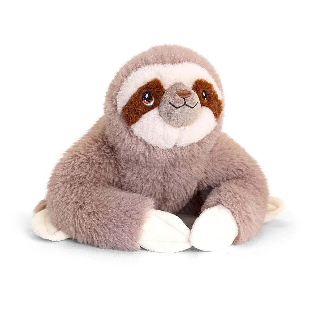 Keel Toys, Ленивец, eкологична плюшена играчка от серията Keeleco, 25 см