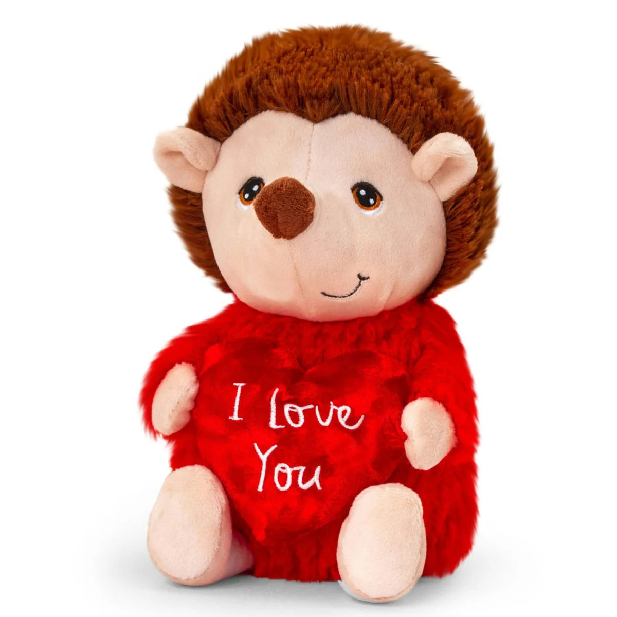 Keel Toys, Таралеж със сърце I love you, плюшена играчка, 25 см