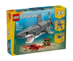 LEGO® Creator 31381 - Свирепа акула със сандък със съкровище