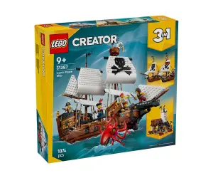 LEGO® Creator 31387 - Емблематичен пиратски кораб