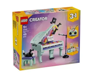 LEGO® Creator 31392 - Пиано с котка и музикална украса