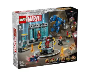 LEGO® Marvel 76315 - Лабораторията на Железния човек: Зала с брони