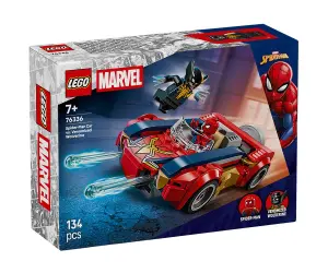 LEGO® Marvel Super Heroes 76336 - Спайдърмен с кола срещу Венъм във Върколака