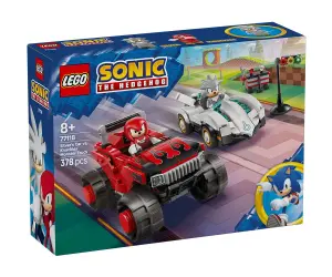 LEGO® Sonic 77118 - Колата на Silver срещу чудовищния камион на Нъкълс