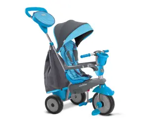 Smartrike - Триколка 4-в-1 Swing DLX, сивo/синя