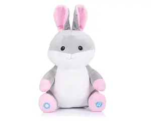 Chipolino Toys-Плюшена играчка с музика/лампа Бъни
