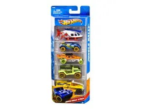 Hot Wheels - Метални колички базов модел, 5 бр., асортимент