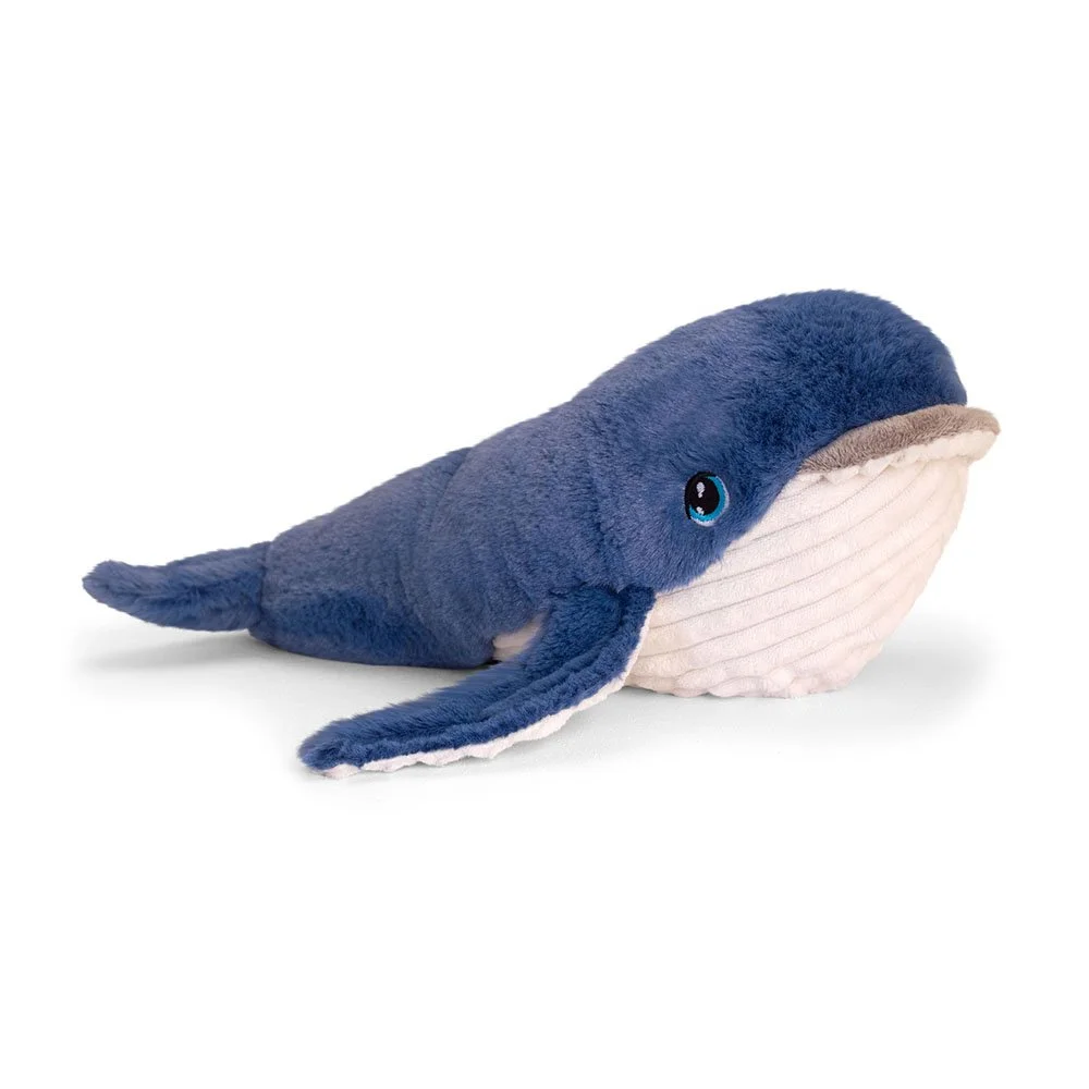 Keel Toys, Кит, екологична плюшена играчка от серията Keeleco, 25 см
