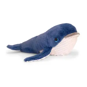 Keel Toys, Кит, екологична плюшена играчка от серията Keeleco, 25 см