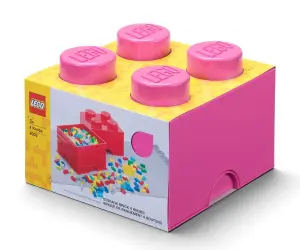 LEGO® Кутия за съхранение Тухличка 4, лилава