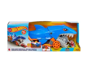 Hot Wheels - Транспортьор акула с количка