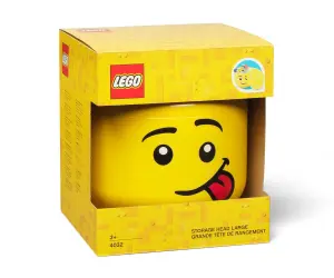 LEGO® Кутия за съхранение Глава (голяма), плезещо се човече