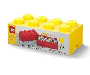 LEGO® Кутия за съхранение Тухличка 8, жълта