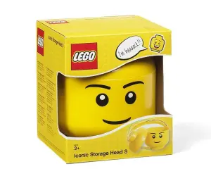 LEGO® Кутия за съхранение Глава (малка), момче