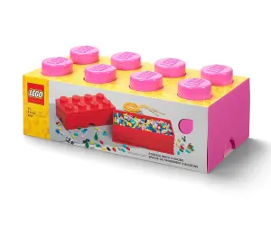 LEGO® Кутия за съхранение Тухличка 8, лилава