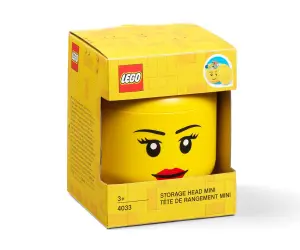 LEGO® Кутия за съхранение Глава (мини), момиче