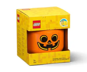 LEGO® Кутия за съхранение Глава (малка), тиква