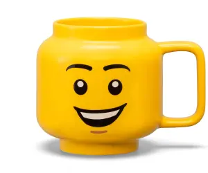 LEGO® Керамична чаша (голяма) 500 мл, усмихнато момче