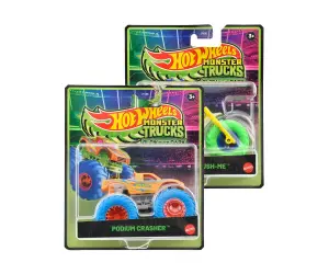 Hot Wheels - колички Glow in the dark, асортимент