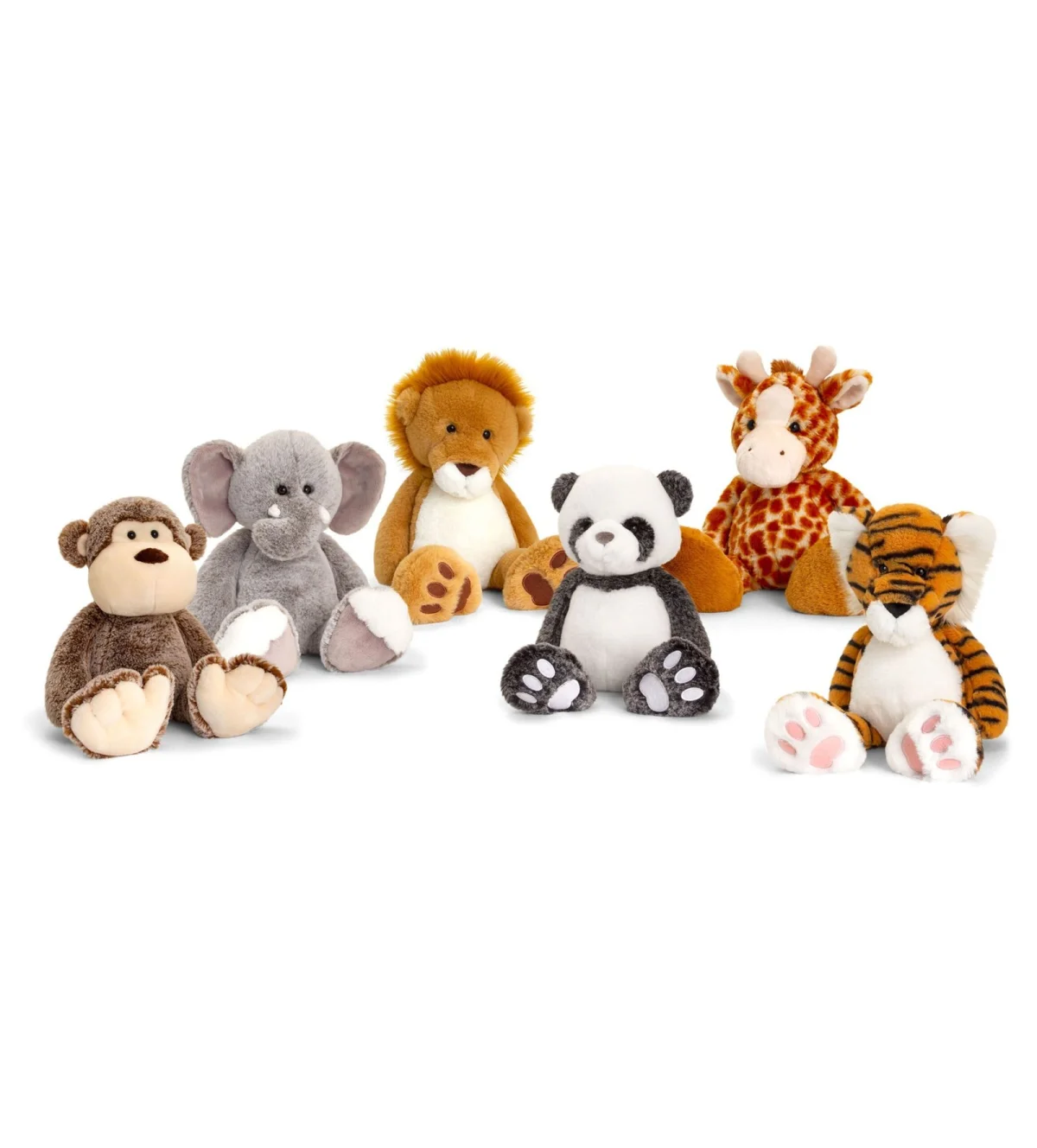 Keel Toys, Плюшена играчка за гушкане, Диви животни, асортимент