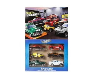 Hot Wheels - комплект 6 колички, Легенди