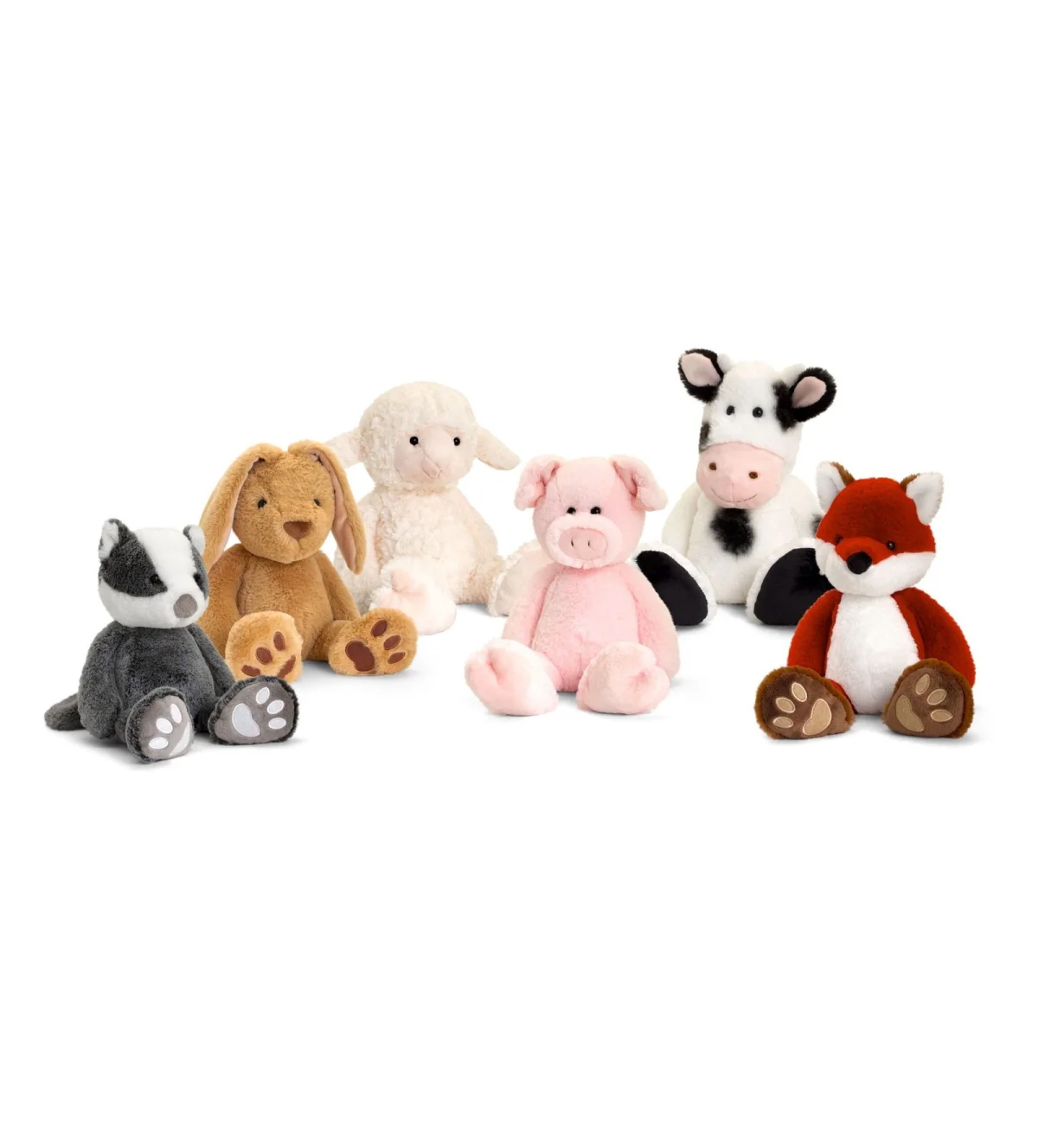Keel Toys, Плюшена играчка за гушкане, Ферма, асортимент