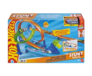 Hot Wheels - комплект писта с каскада и разбиване