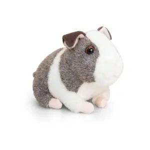Keel Toys, Плюшена играчка, Морско свинче със звук, 16 см, сиво