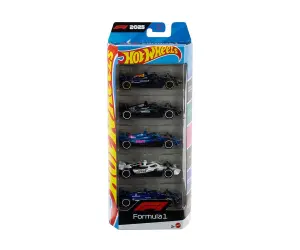 Hot Wheels - комплект 5 броя, колички Формула 1