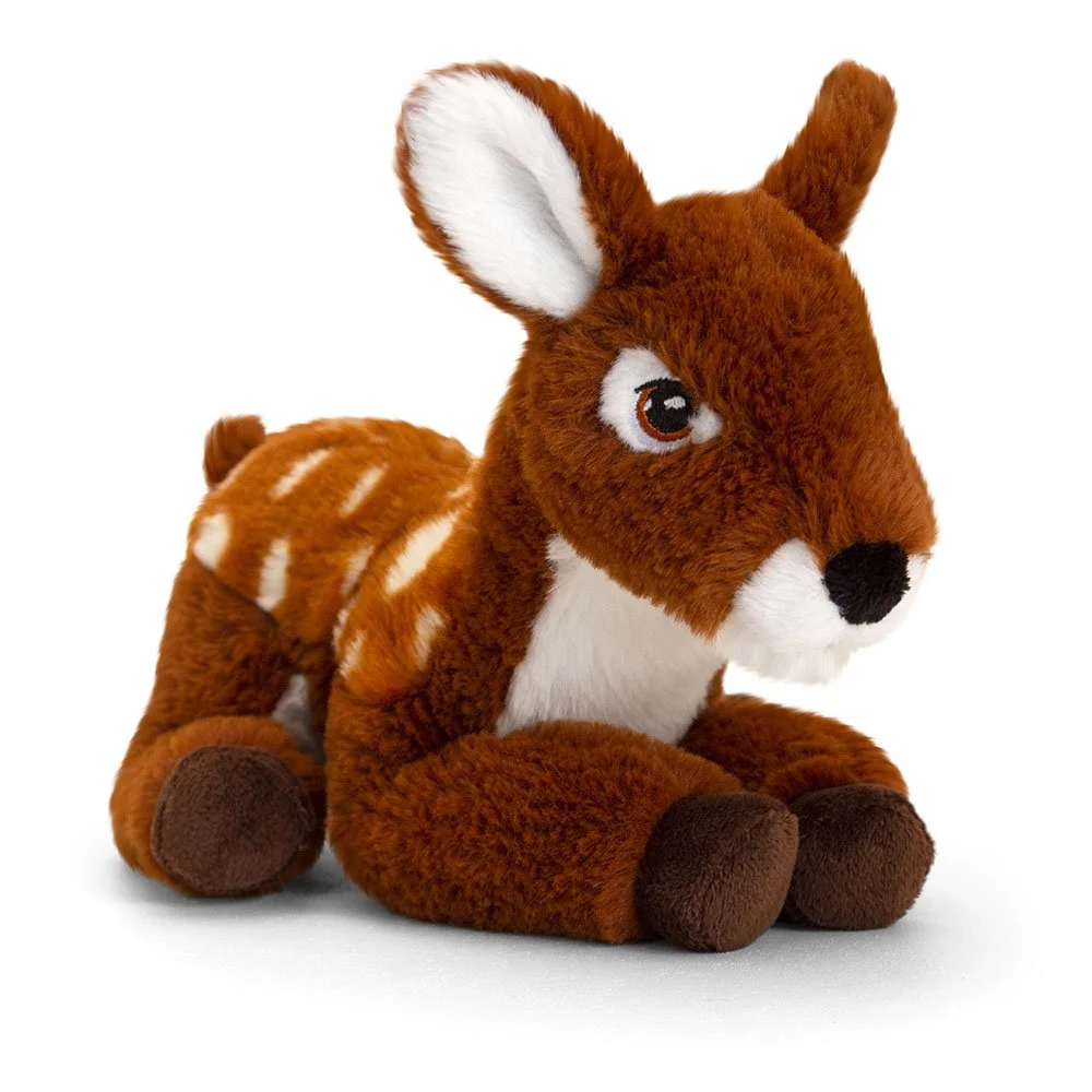 Keel Toys, Сърна - екологична плюшена играчка от серията Keeleco, 22 см