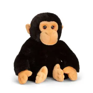 Keel Toys, Шимпанзе, екологична плюшена играчка от серията Keeleco, 18 см