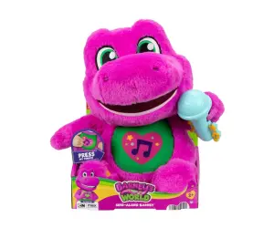 Fisher Price - Барни музикална плюшена фигурка с микрофон