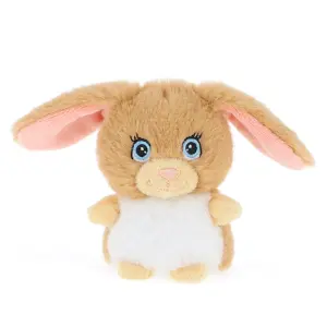 Keeleco Adoptable World, Екологична мини плюшенa играчка, Зайче, 10 см, Keel Toys