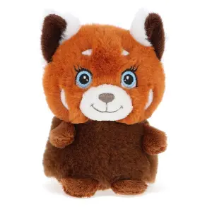 Keeleco Adoptable World, Екологична мини плюшенa играчка, Кафява панда, 10 см, Keel Toys