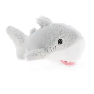Keeleco, Екологична плюшенa играчка, Морски свят, Бяла акула, 12 см, Keel Toys