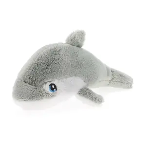 Keeleco, Екологична плюшенa играчка, Морски свят, Делфин, 12 см, Keel Toys