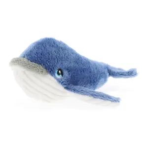 Keeleco, Екологична плюшенa играчка, Морски свят, Кит, 12 см, Keel Toys
