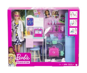 Barbie - Комплект кукла с медицинска клиника