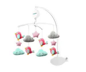 Babyono Toys-Въртележка за кошара Облаци и птици 626