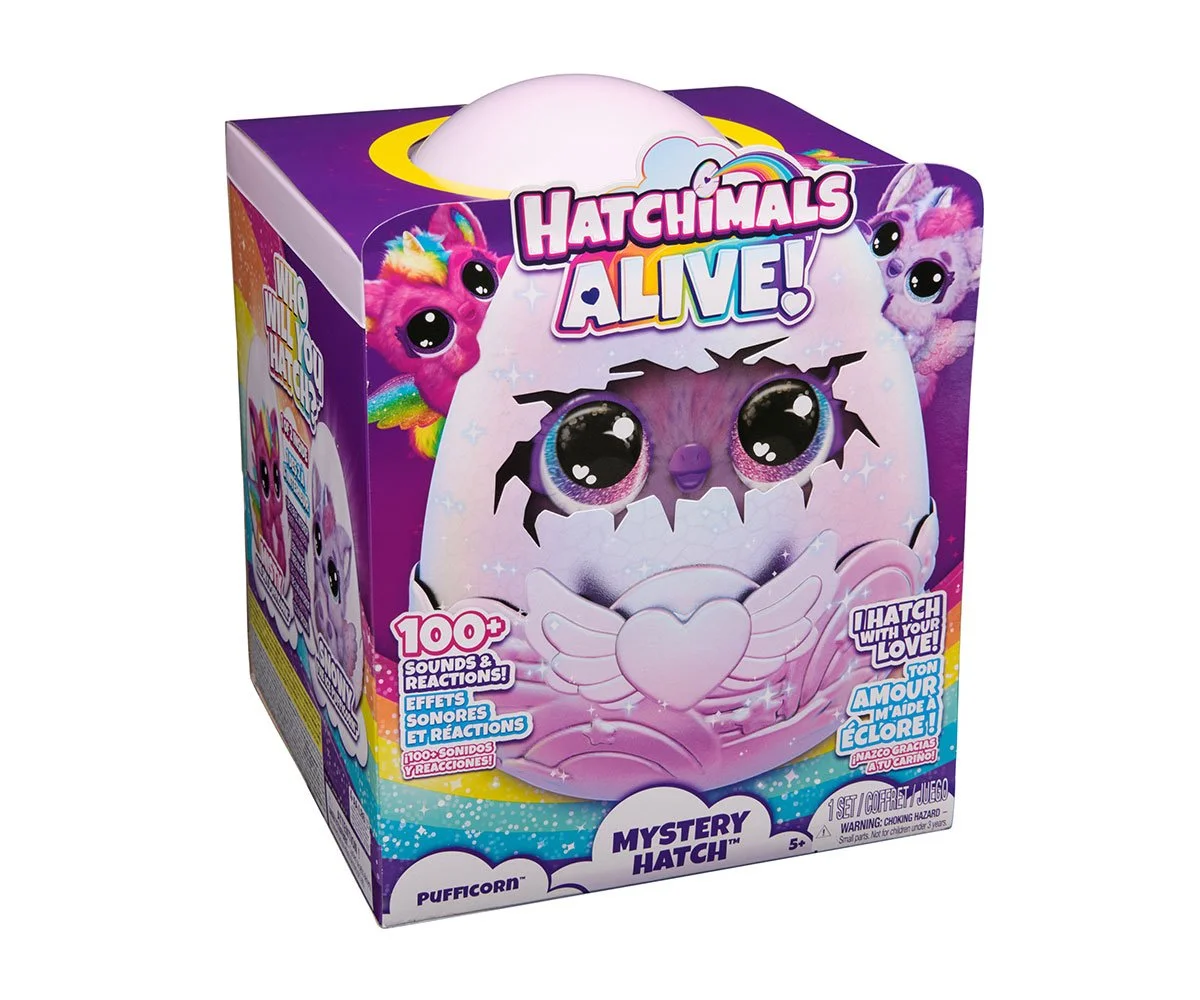 Hatchimals - Комплект яйце изненада Pufficorn