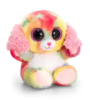 Анимотсу, Плюшена играчка, Цветно кученце,15 см