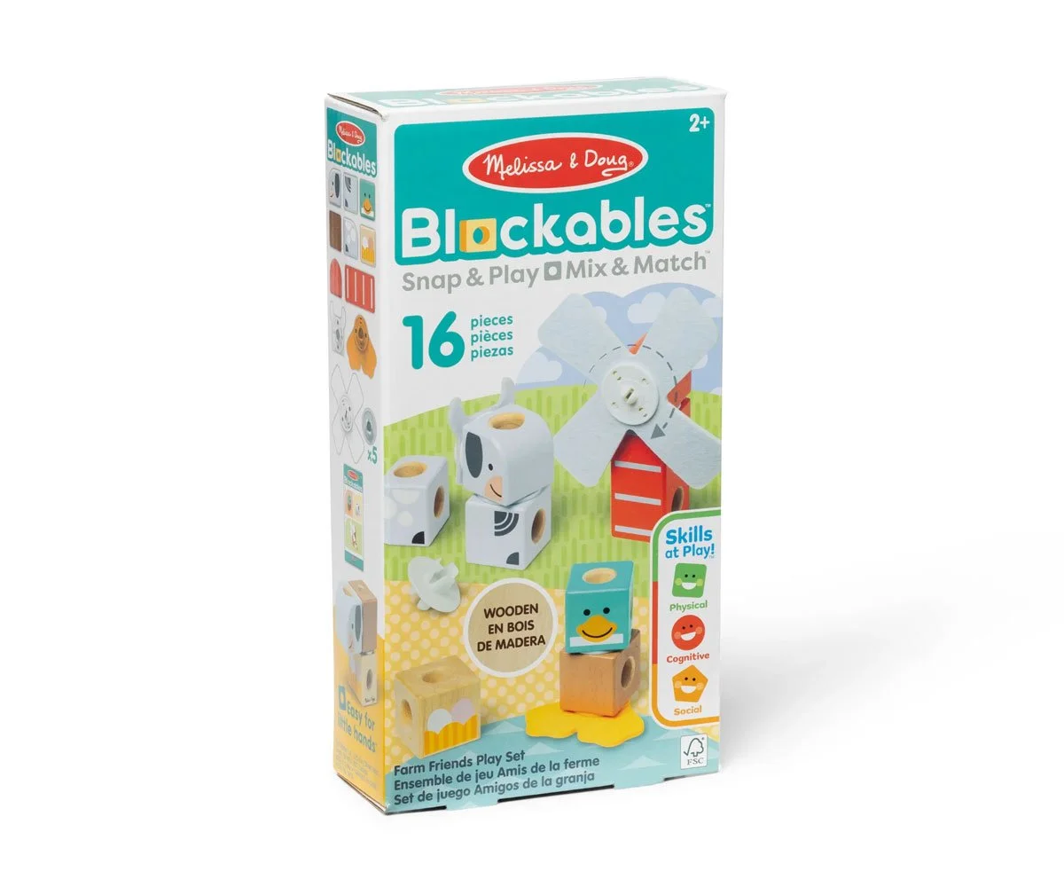 Melissa & Doug - Дървен комплект за игра ферма