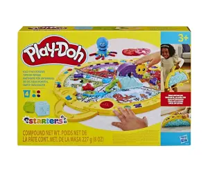 Play Doh - Преносима подложка за игра с 4 цвята