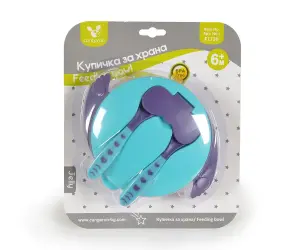 Cangaroo Acc-Купа с лъжица и вилица Jelly син F1730