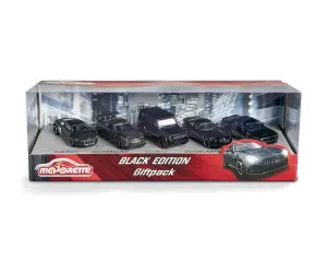 Majorette - Комплект от 5 броя коли Black Edition