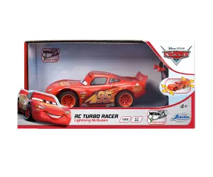 Dickie - Радиоуправляема кола Cars 3 Lightning McQueen Turbo Racer
