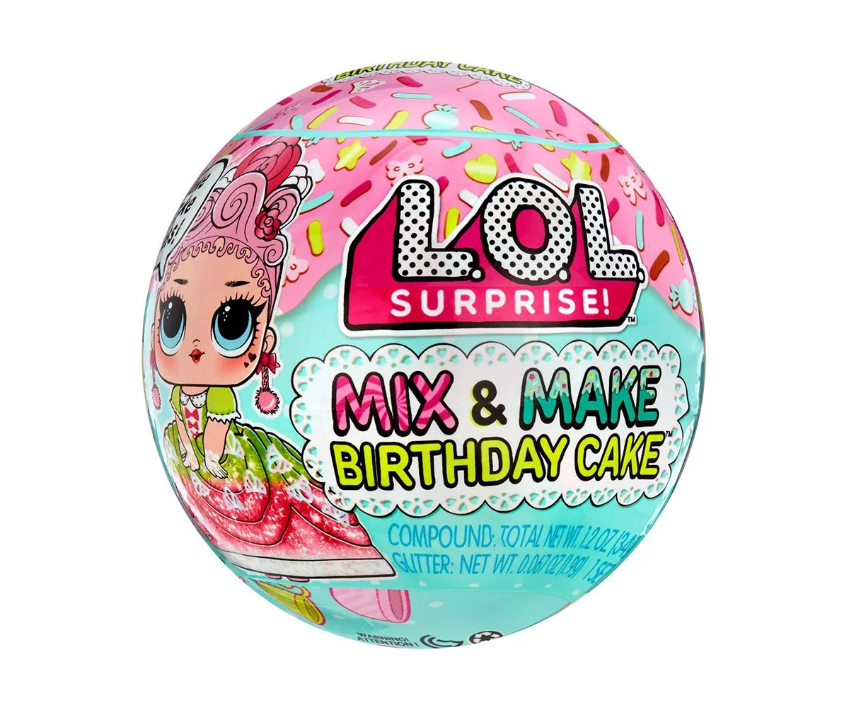 MGA - Кукла в сфера Surprise Mix & Make Birthday Cake