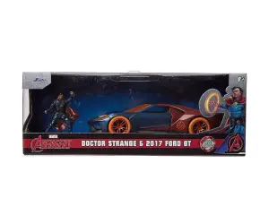 Jada - Марвел кола на Doctor Strange Ford GT 1:32 с метална фигурка 13,3 см