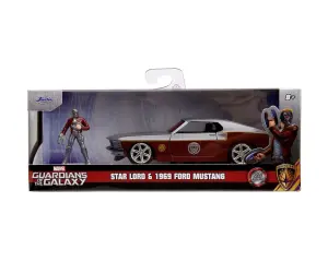 Jada - Марвел кола Fastback 1969 Ford Mustang 1:32 с метална фигурка 14 см