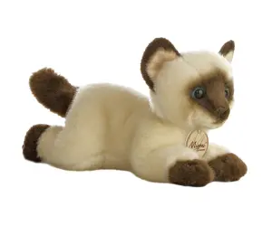 Aurora - Плюшена играчка Сиамско коте, 20см